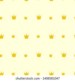 premium crown pattern gold style for luxury royal party, shop, restaurant, menu, kids design background, poster, t shirt, web site, sale banner. vector 10 eps