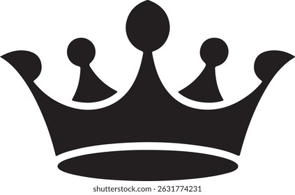 Premium Crown Silhouette Set, royal luxury crown collection