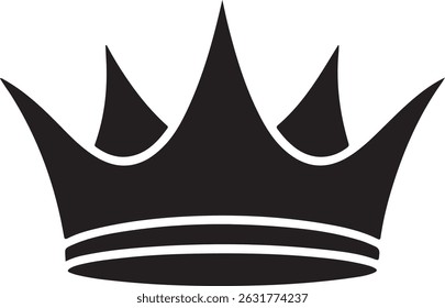 Premium Crown Silhouette Set, royal luxury crown collection
