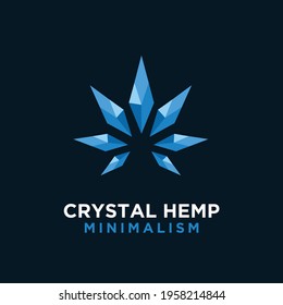 logotipo vectorial de cristales premium