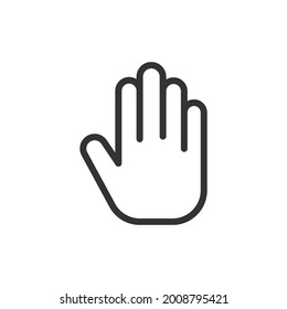 Premium cursor line icon for app, web and UI. Vector stroke sign isolated on a white background. Outline icon of cursor in trendy style.
