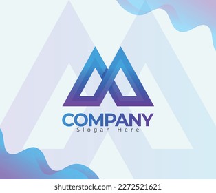 Premium Custom Modern Letter M Logo Template Design And Creative Concept, Premium Vector. Modern Creative Hi-Quality Minimal Digital Letter M Logo Design.