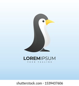 Premium Cute Pengun Logo Design