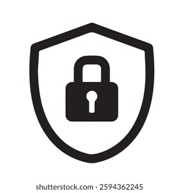 Premium Cyber security icon with White Background