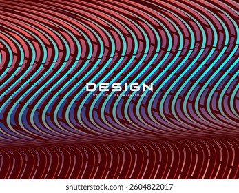 Premium dark background design with diagonal gradient colorful stripes pattern. Gradient Line Banner Background. Vector horizontal template for digital business, website, certificate, card, etc.