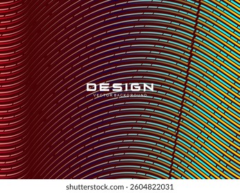 Premium dark background design with diagonal gradient colorful stripes pattern. Gradient Line Banner Background. Vector horizontal template for digital business, website, certificate, card, etc.