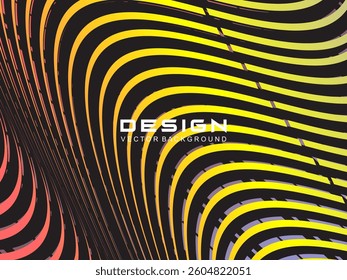 Premium dark background design with diagonal gradient colorful stripes pattern. Gradient Line Banner Background. Vector horizontal template for digital business, website, certificate, card, etc.