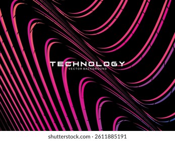 Premium dark background design with diagonal gradient colorful stripes pattern. Gradient Line Banner Background. Vector horizontal template for digital business, website, certificate, card, etc.	
