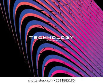 Premium dark background design with diagonal gradient colorful stripes pattern. Gradient Line Banner Background. Vector horizontal template for digital business, website, certificate, card, etc.	
