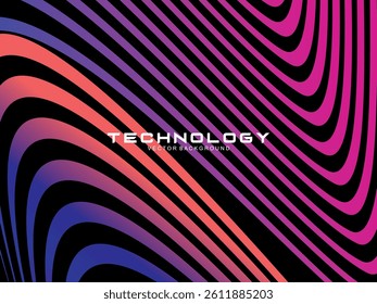 Premium dark background design with diagonal gradient colorful stripes pattern. Gradient Line Banner Background. Vector horizontal template for digital business, website, certificate, card, etc.	
