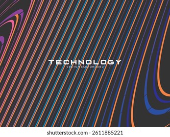 Premium dark background design with diagonal gradient colorful stripes pattern. Gradient Line Banner Background. Vector horizontal template for digital business, website, certificate, card, etc.	
