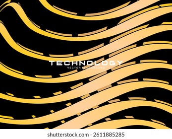 Premium dark background design with diagonal gradient colorful stripes pattern. Gradient Line Banner Background. Vector horizontal template for digital business, website, certificate, card, etc.	
