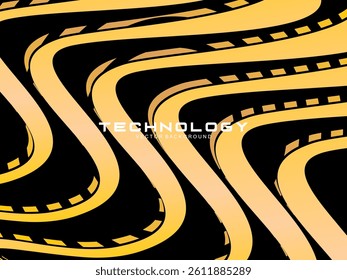 Premium dark background design with diagonal gradient colorful stripes pattern. Gradient Line Banner Background. Vector horizontal template for digital business, website, certificate, card, etc.	

