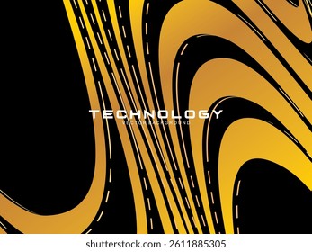Premium dark background design with diagonal gradient colorful stripes pattern. Gradient Line Banner Background. Vector horizontal template for digital business, website, certificate, card, etc.	
