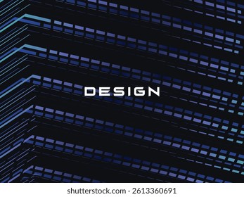 Premium dark background design with diagonal gradient multicolored stripes pattern. Gradient Line Banner Background. Vector horizontal template for digital luxury business, website, certificate,card,	