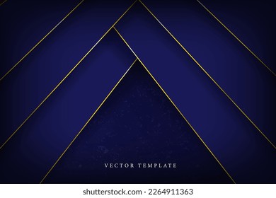 Premium dark blue abstract background concept with luxurious geometric dark circles. Geometric Dark Blue template background. Vector Illustration. EPS 10.