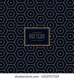 premium dark heaxagonal pattern background