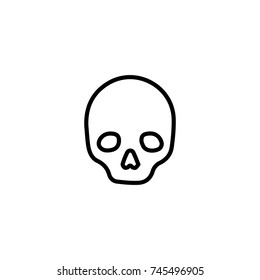 Premium death icon or logo in line style. High quality sign and symbol on a white background. Vector outline pictogram for infographic, web design and app development.