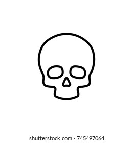 Premium death icon or logo in line style. High quality sign and symbol on a white background. Vector outline pictogram for infographic, web design and app development.