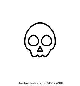 Premium death icon or logo in line style. High quality sign and symbol on a white background. Vector outline pictogram for infographic, web design and app development.
