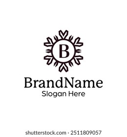 Premium Decorative Crest Template for Sophisticated Brand Identity