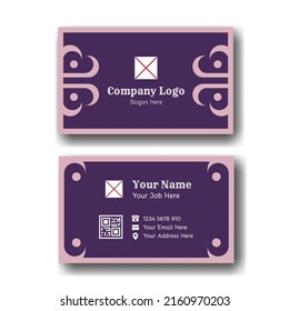 Premium design business card with spiky line ornament. You can use it for your brand or others.