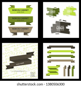 Premium design elements. Great for retro vintage logos. Starbursts, frames and ribbons Designers Collection