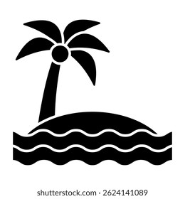 Icono de diseño de Premium de la playa
