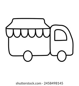 Premium design icon of Delivery truck

