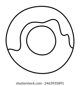 Premium design icon of donut

