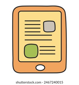 Premium design icon of e book

