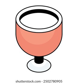 Premium design icon of glass