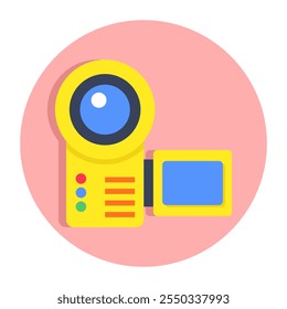 Icono de diseño de Premium de handycam