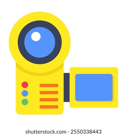 Icono de diseño de Premium de handycam