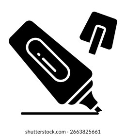 Icono de diseño de Premium de resaltador