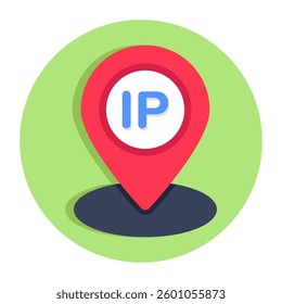 Premium design icon of ip