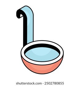 Premium design icon of ladle