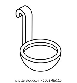 Premium design icon of ladle