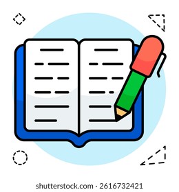 Premium design icon of pen Writing