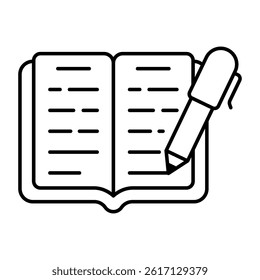 Premium design icon of pen Writing