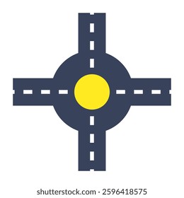 Premium design icon of road