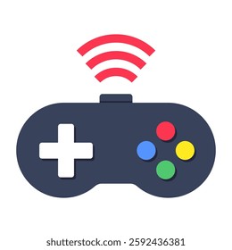 Premium design icon of smart gamepad