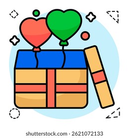 Premium design icon of surprise box