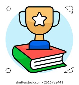 Premium design icon of trophy