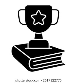 Premium design icon of trophy