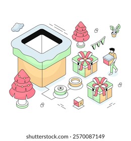 Premium design illustration of christmas presents