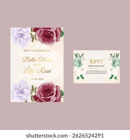 Premium design illustration for gala, grand opening, party invitation, wedding.
