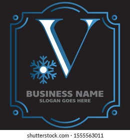 Premium design Logo with letter V in two color variations. Beautiful Logotype for luxury company branding. Elegant and stylish identity template in Gradient and White. - Vector