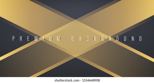 Premium design. Luxury style. Minimalist black premium abstract background. Decorating in pattern of premium polygon style for ad, poster, cover, print, artwork. 