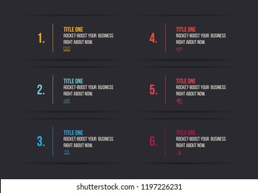 Premium design option template. Shadow rectangular step option for your text. Simplistic design vector graphic elements